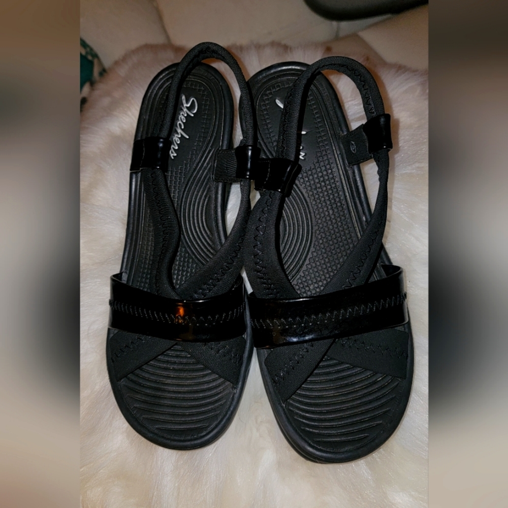 Skechers sling back wedge sandals